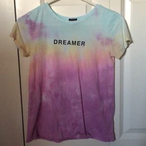 colorful tie dye tee